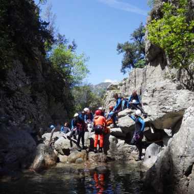 Photos Canyoning Corse du sud 2022 - Canyon Ziocu