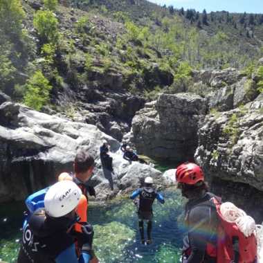 Photos Canyoning Corse du sud 2022 - Canyon Ziocu