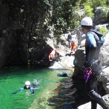 Photos Canyoning Corse du sud 2022 - Canyon Ziocu