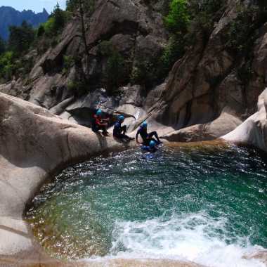 Photos Canyoning Corse du sud 2022 - Purcaraccia