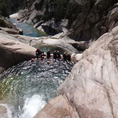 Photos Canyoning Corse du sud 2023 - Purcaraccia
