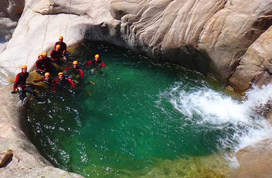 Canyoning en Corse